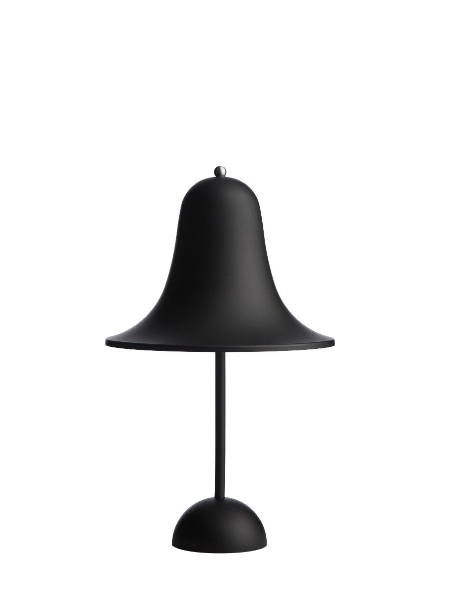 Verner Panton Pantop portable bordlampe - Matt Black - Ø18